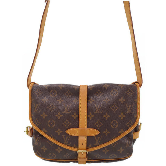 Louis Vuitton Monogram Shoulder Bag Saumur - Picture 1 of 8